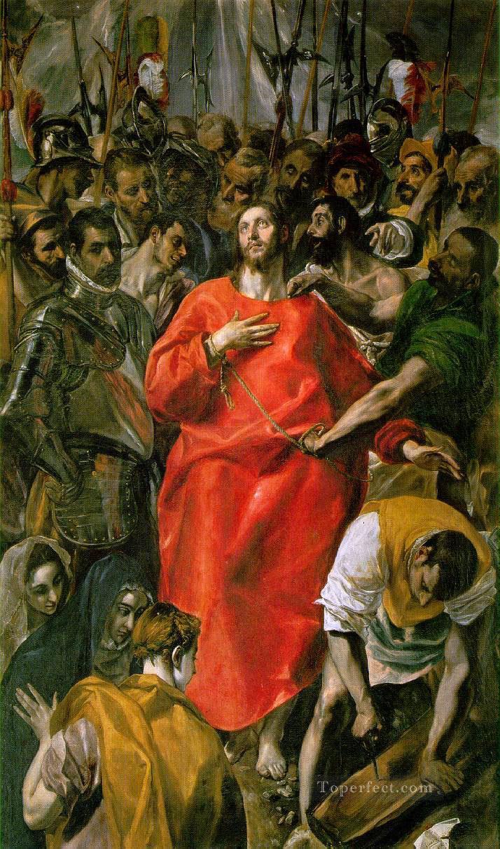 The Spoliation 1577 Mannerism Spanish Renaissance El Greco Oil Paintings